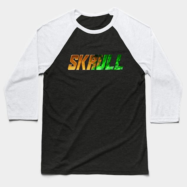 SKRULL Baseball T-Shirt by MimerDesigns